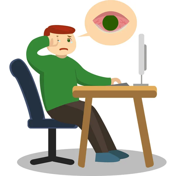 Uzun süre izleyen bir adam gözlerini acıtır.