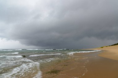Denizde fırtına. KwaZulu Natal. Güney Afrika