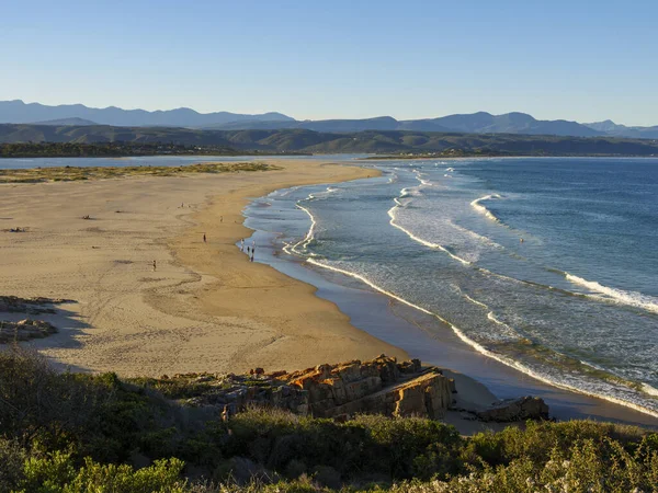 Vue Sur Plage Lookout Keurbooms River Les Montagnes Tsitsikamma Plettenberg — Photo