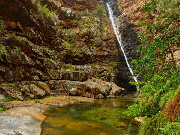 Meiringspoort Waterfall near De Rust. Western Cape. South Africa