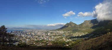 Cape Town Bowl ve Masa Dağı. Batı Burnu. Güney Afrika