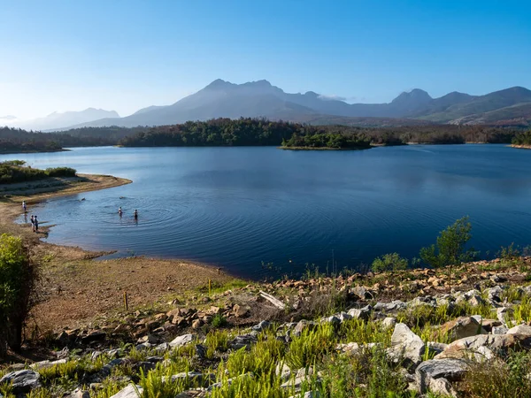 Garden Route Damm Und Die Outeniqua Mountains George Westkap Südafrika — Stockfoto