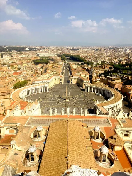 Ciudad Del Vaticano Basílica San Pedro Esta Vista Sobre Vaticano —  Fotos de Stock