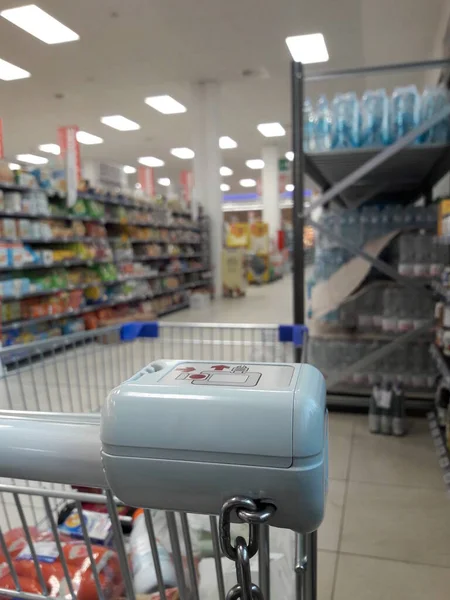 Grocery Shopping Coronavirus Pandemic — Stock Photo, Image