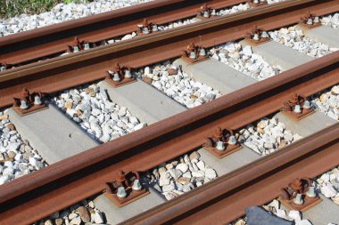 Tren rayları - turizm veya iş için seyahat