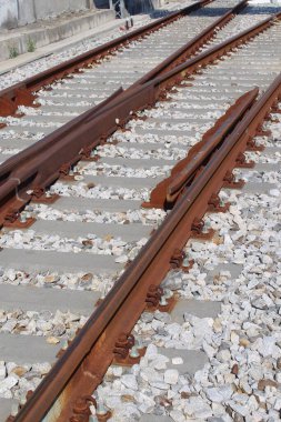 Tren rayları - turizm veya iş için seyahat