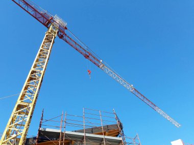 Coronavirus 'tan sonra inşaat alanındaki çalışmalar devam ediyor.