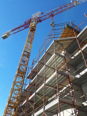 Coronavirus 'tan sonra inşaat alanındaki çalışmalar devam ediyor.