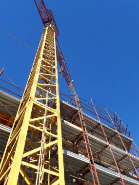 Coronavirus 'tan sonra inşaat alanındaki çalışmalar devam ediyor.