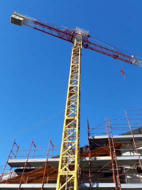 Coronavirus 'tan sonra inşaat alanındaki çalışmalar devam ediyor.