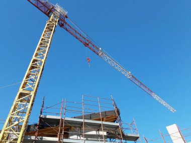 Coronavirus 'tan sonra inşaat alanındaki çalışmalar devam ediyor.