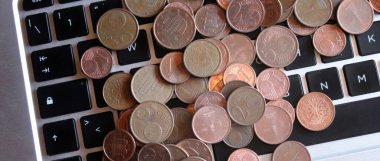 Bilgisayar klavyesinde Euro sent - çevrimiçi alışveriş