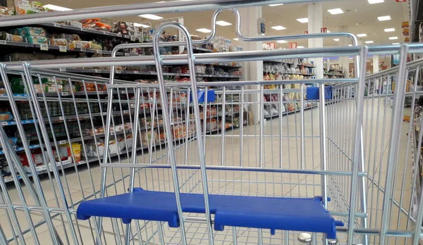 Compras Mercearia Coronavírus Pandemia — Fotografia de Stock