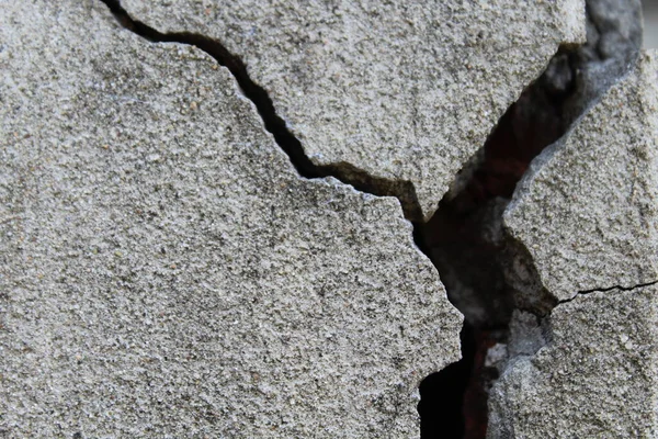 Duvarda Çatlak Deprem — Stok fotoğraf