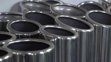 Metal hortum araba egzoz sistemi dekoratif