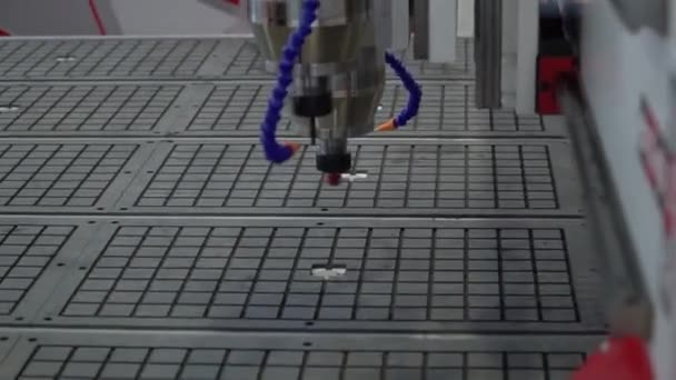 現代の機械加工センター工作機械金属加工 — ストック動画