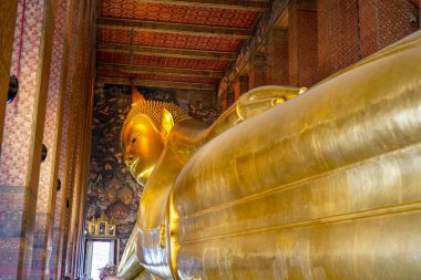 Altın Buda heykeli Wat Po, Bangkok, Tayland 'da