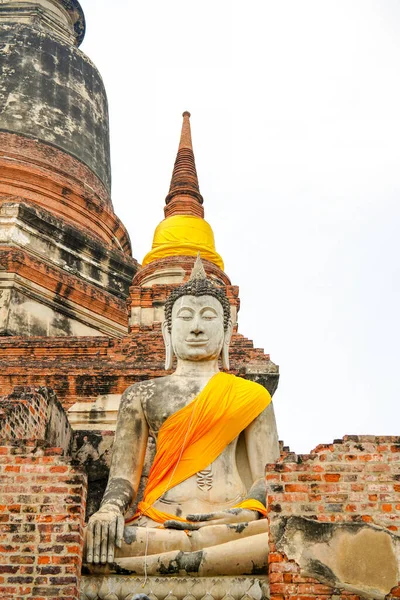 2019 Sukhothai Thailand March 2019 Sukhothai Wat Mahathat 역사적 사원에 — 스톡 사진