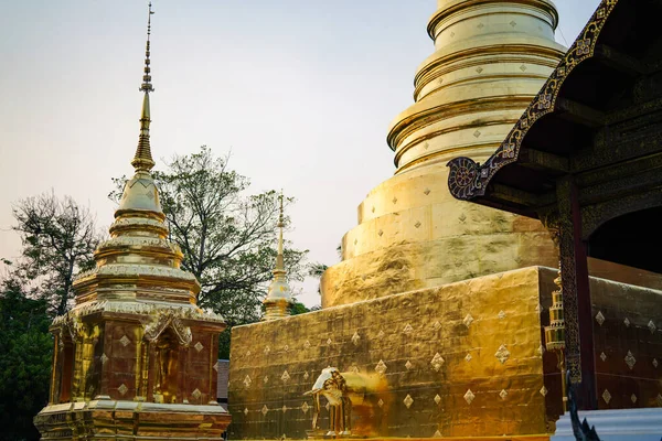 치앙마이 2019 치앙마이에 Wat Phra Singh — 스톡 사진