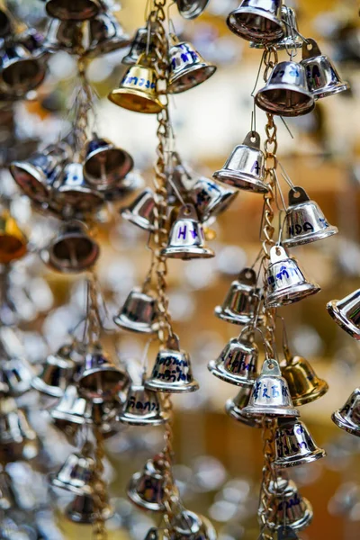 Chiang Mai Thailand März 2019 Kleine Goldene Glocken Bringen Glück — Stockfoto