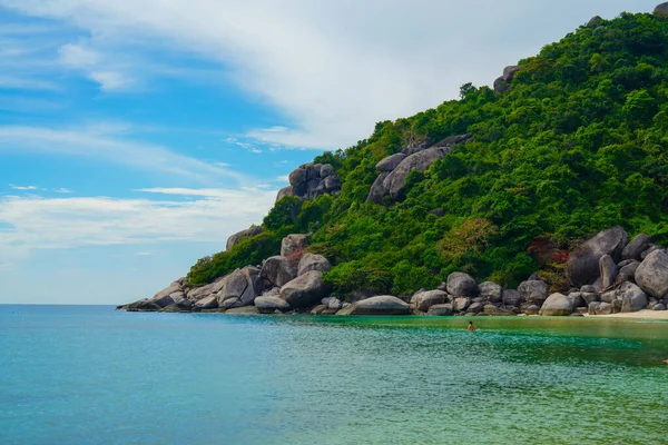 Tropikal göl, Tayland plajı.