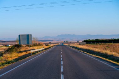 Kuzey İspanya 'da, Avrupa' da resim gibi bir kırsal. Ünlü Camino de Santiago yolu.