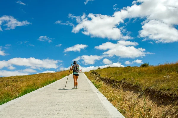 Schilderachtig Landschap Noord Spanje Europa Beroemde Camino Santiago Wandelweg — Stockfoto