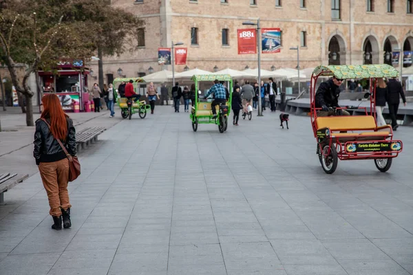 Barcelona Spanyolország 2020 Február Barcelonai Utca — Stock Fotó