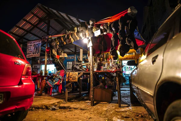 Kinshasa Kongó Június 2020 Éjszakai Kilátás Város Utcájára — Stock Fotó