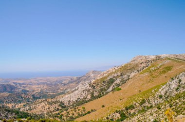 Yunanistan 'ın dağları manzarası