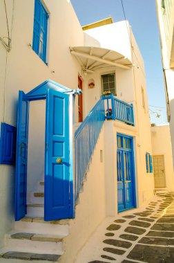 Santorini Adası 'nın güzel mimarisi, Yunanistan