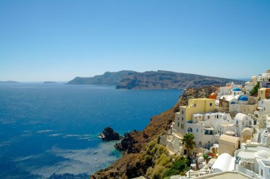Santorini Adası 'nın güzel mimarisi, Yunanistan