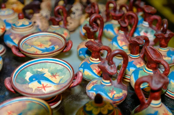 Die Traditionelle Chinesische Keramik Auf Dem Markt — Stockfoto