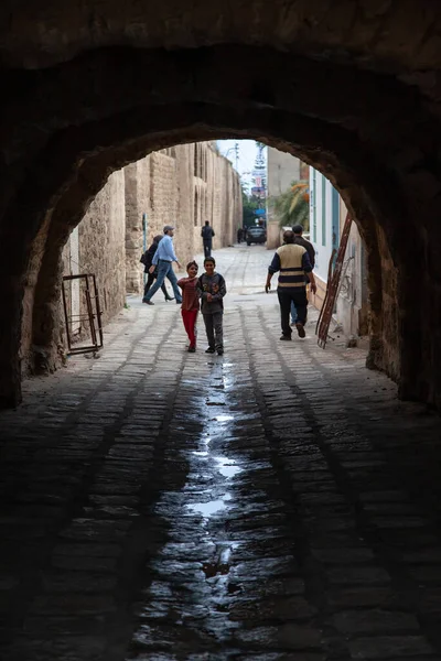 Sousse Tunisie Janvier 2020 Rue Tunnel Sousse Tunisie — Photo