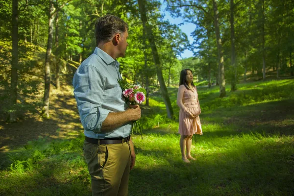 Love Couple Park — Stock Photo, Image