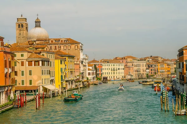 Прекрасный Вид Большой Канал Венеции Италия — стоковое фото
