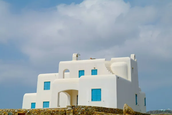 サントリーニ島ギリシャの美しい建築物 — ストック写真