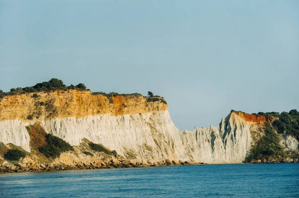 Άποψη Της Παραλίας Του Γέρακα Στο Νησί Της Ζακύνθου — Φωτογραφία Αρχείου