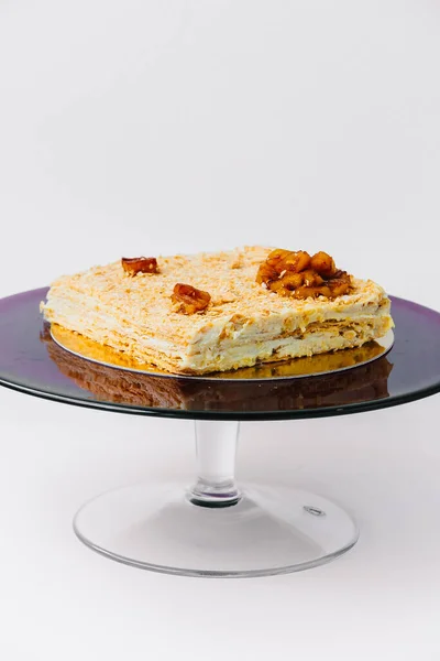 Tabakta bir parça Napolyon keki