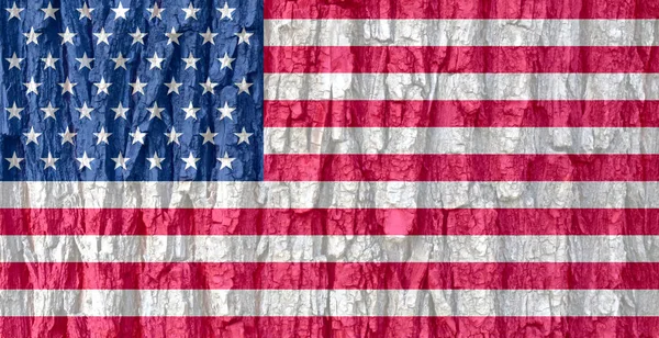 Usa Vlag Schors Textuur Achtergrond Achtergrond Voor Wenskaarten Voor Amerikaanse — Stockfoto