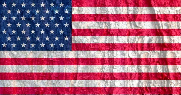 Usa Vlag Schors Textuur Achtergrond Achtergrond Voor Wenskaarten Voor Amerikaanse — Stockfoto