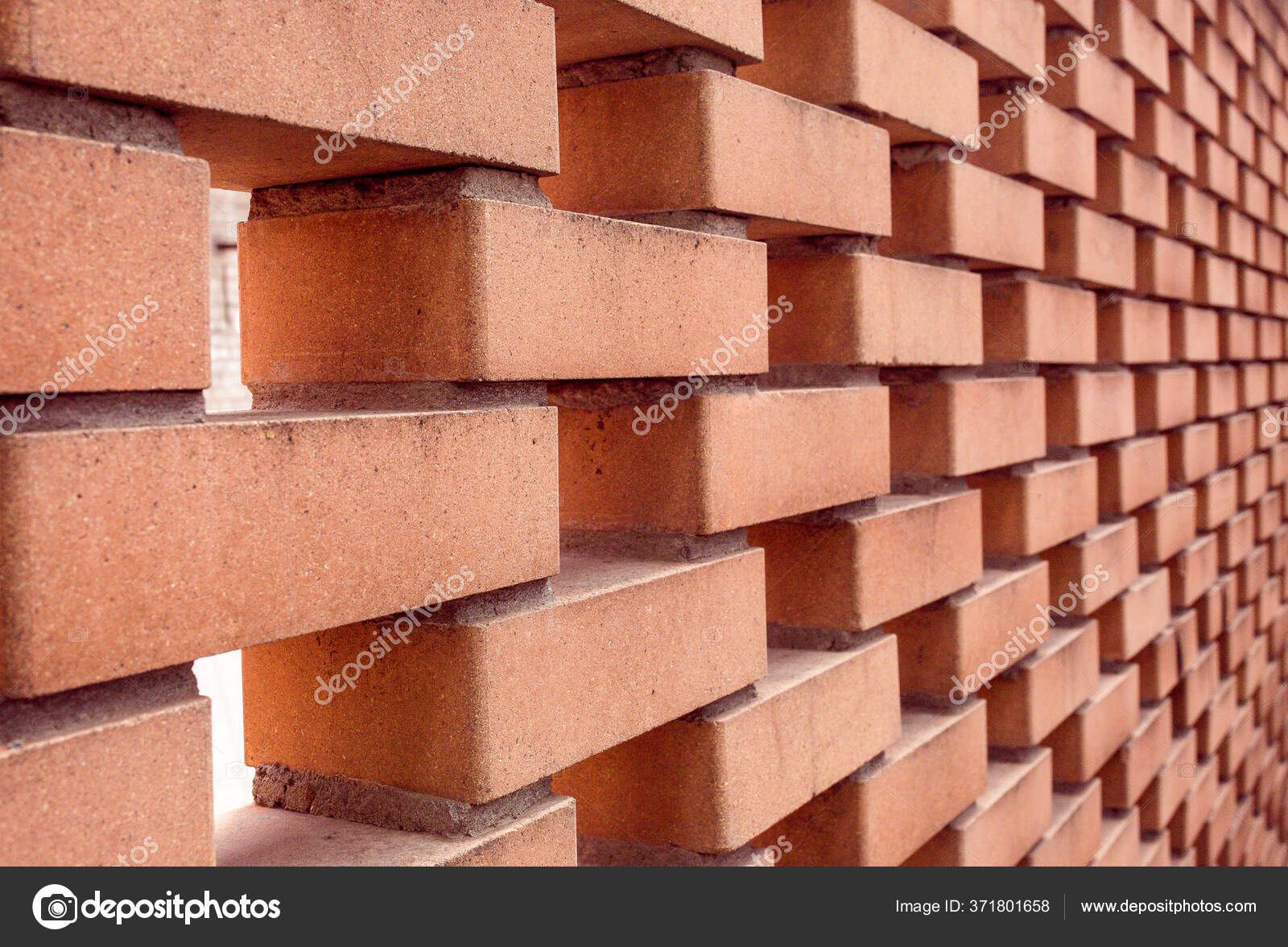 Texture New Fancy Red Brick Fence Computer Desktop Wallpaper Stock Photo by  ©OKD13711 371801658