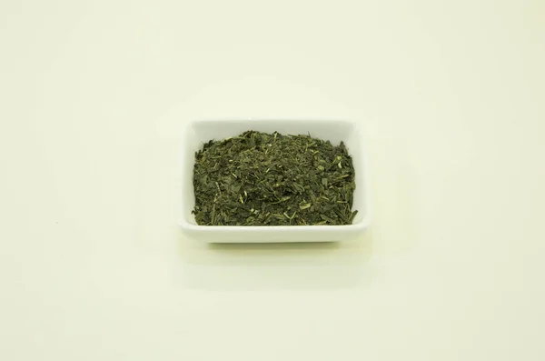 Japanischer Tee Tea Macha Mit Grünem Tee Isoliert Einer Weißen — Stockfoto