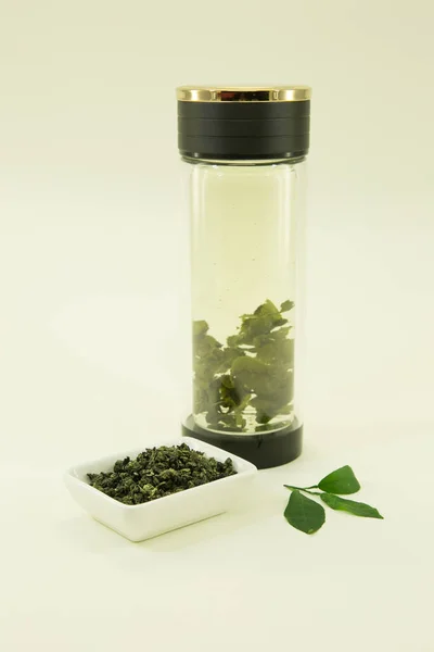 Chinesischer Grüner Tee Tee Zur Normalisierung Des Drucks Tee Zur — Stockfoto