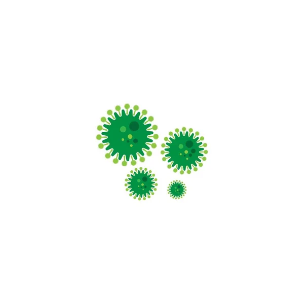 Coronavirus Logo Şablonu vektör çizimi tasarımı
