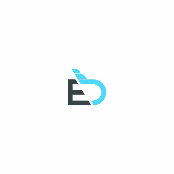 Buchstabe Logo Bilder Design Vektor — Stockvektor