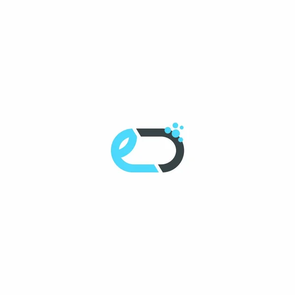 Carta Logotipo Imagens Design Vetor — Vetor de Stock