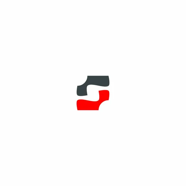 Harfi Simge Logosu Illüstrasyonu — Stok Vektör