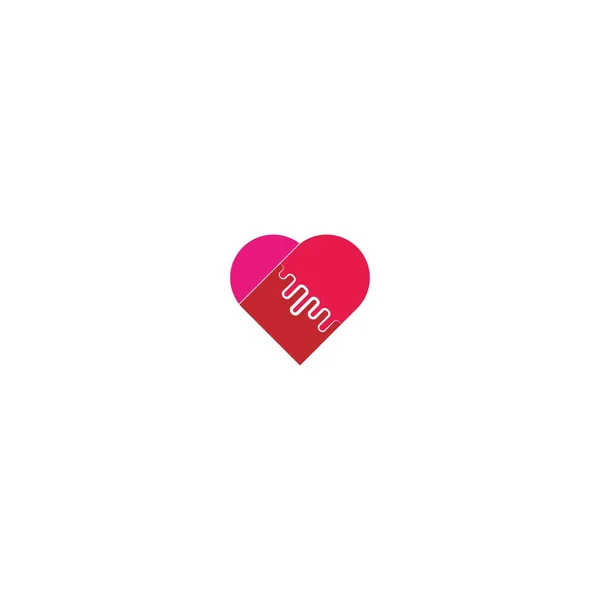 Illustration Vectorielle Icône Logo Love — Image vectorielle