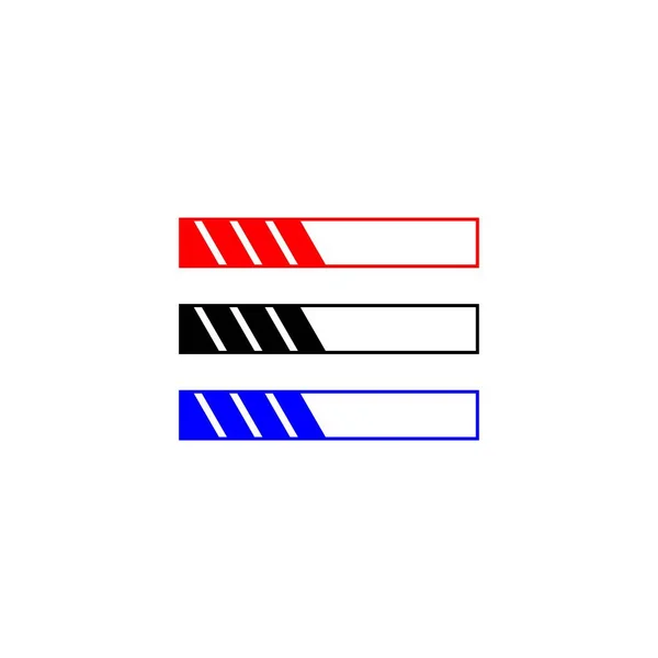 Laden Prozess Logo Gesetzt Symbol Abbildung — Stockvektor